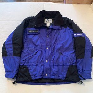 Polaris Mens Snowmobile Winter Coat Jacket Purple/Black Size Small